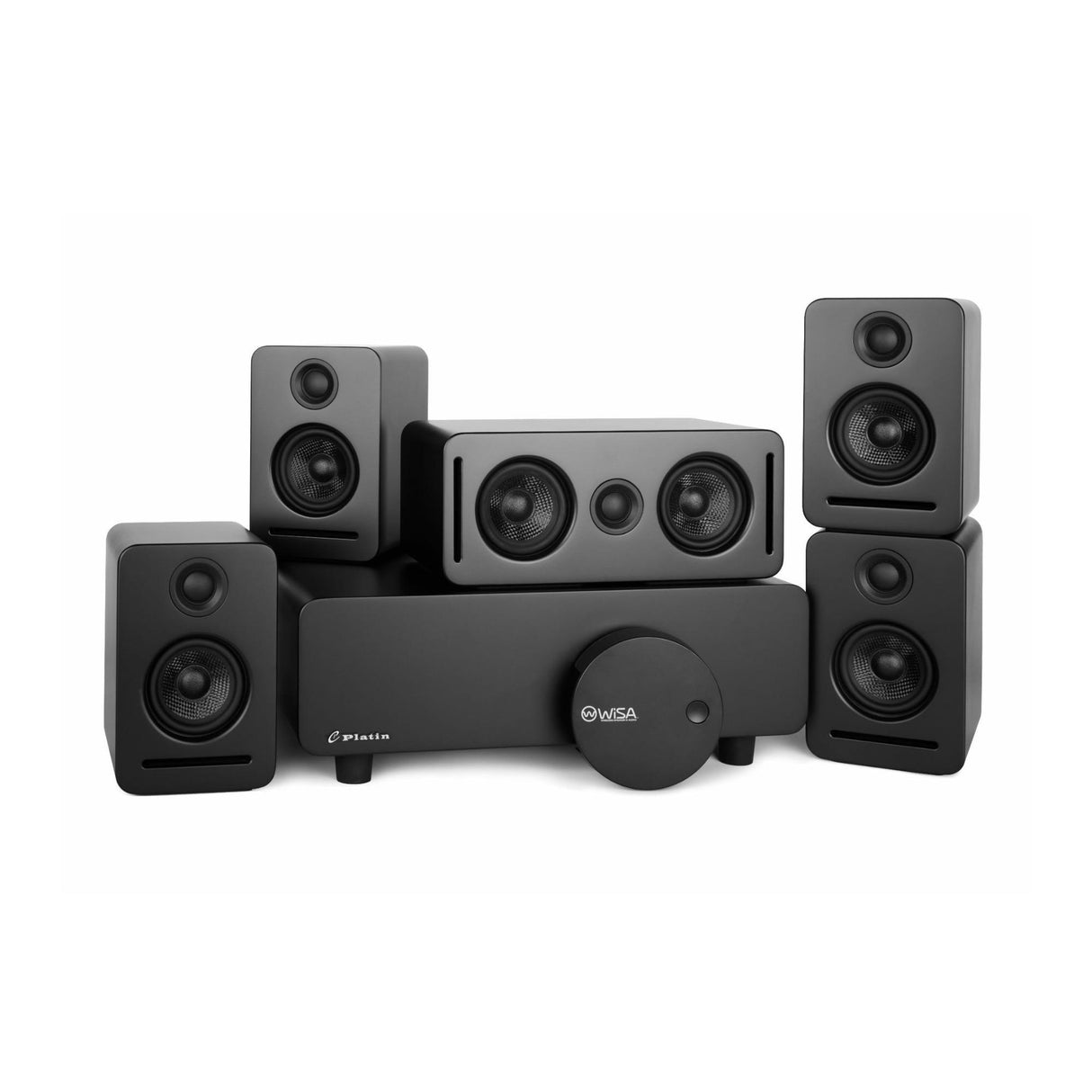 Platin Monaco 5.1 Speakers with WiSA SoundSend Audio Transmitter