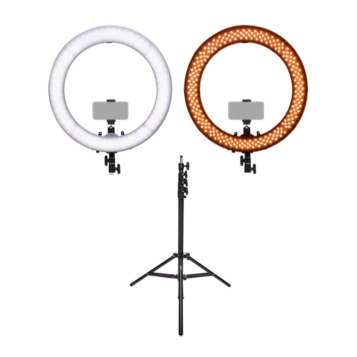 Koah SOL SPHERE 19" 55W Ring Light Kit with Carrying Bag and Smartphone Holder for Content Creation