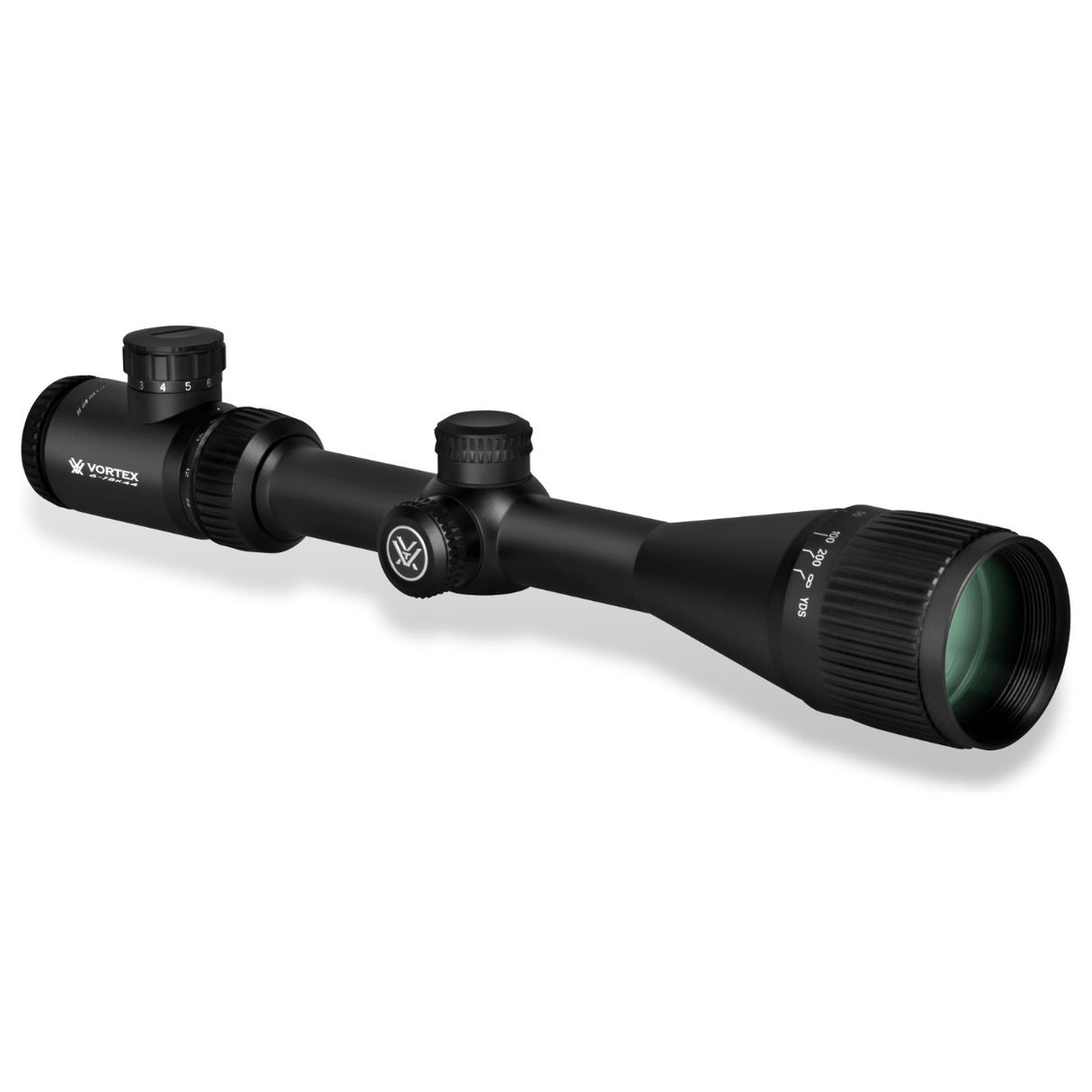 Vortex Crossfire II 6-18x44 AO Riflescope with 1-inch Scope Rings and Hat