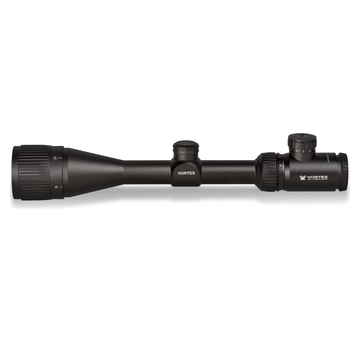 Vortex Crossfire II 6-18x44 AO Riflescope with 1-inch Scope Rings and Hat