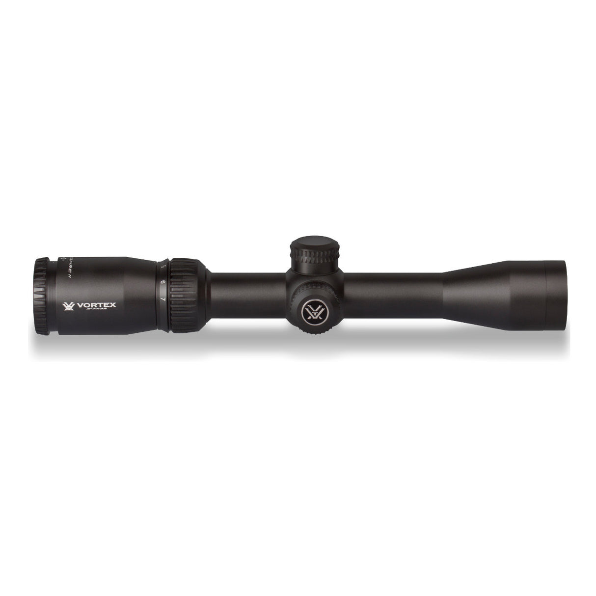 Vortex Crossfire II 2-7x32 Riflescope (V-Plex MOA Reticle) with1-inch Riflescope Rings and Hat