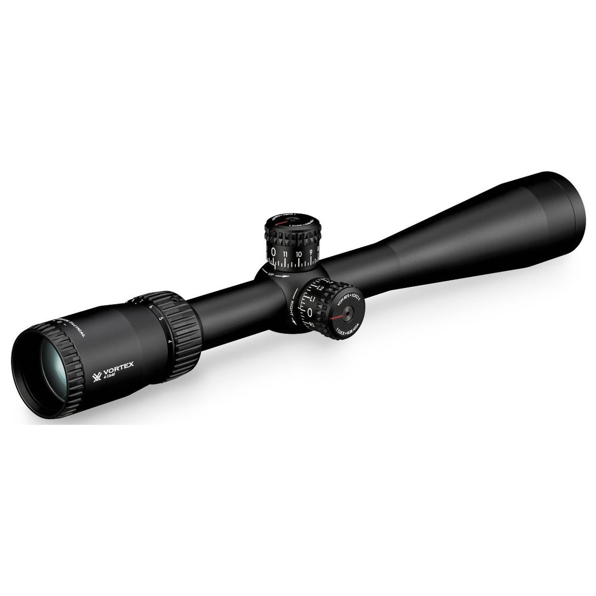Vortex Diamondback Tactical 4-12x40 Riflescope (VMR-1 MOA Reticle) with 1-inch Scope Rings and Hat