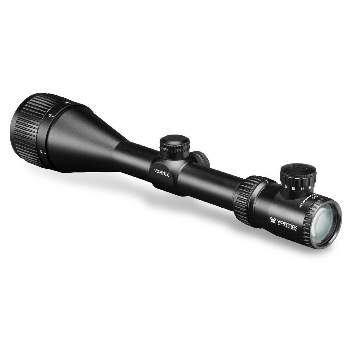 Vortex Crossfire II 3-12x56 AO Hog Hunter Riflescope with 30mm Riflescope Rings 2-Piece Set and Hat