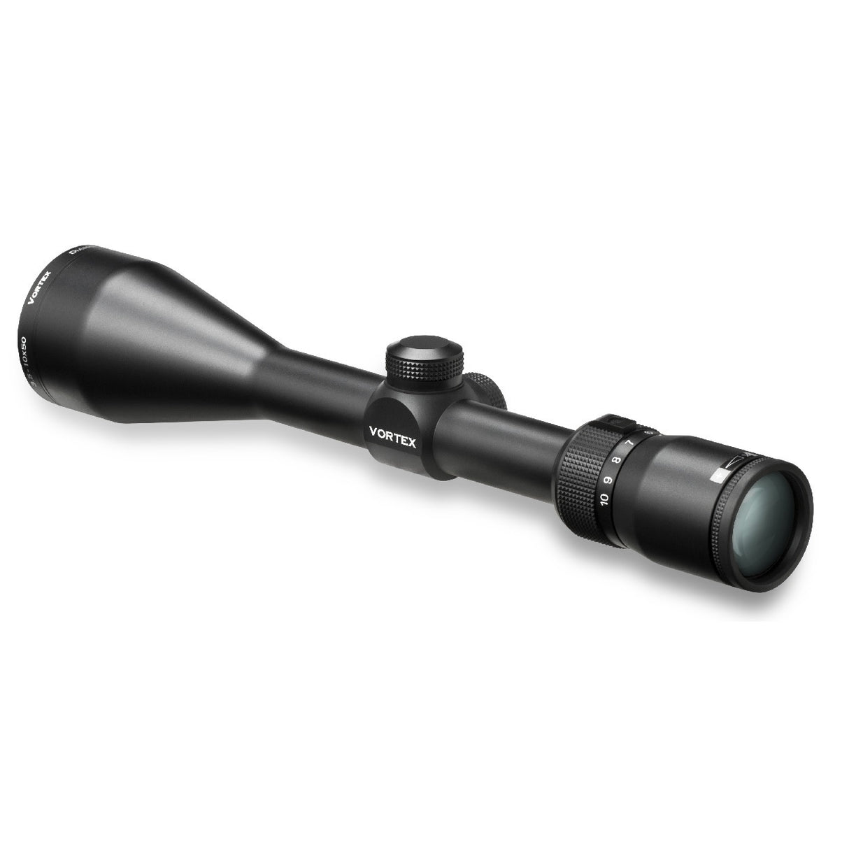 Vortex Diamondback 3.5-10x50 Riflescope (Dead-Hold BDC MOA Reticle) with Riflescope Rings and Hat