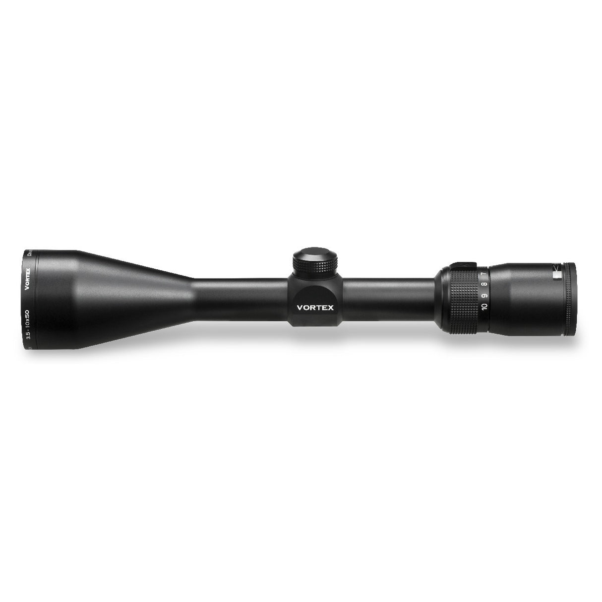Vortex Diamondback 3.5-10x50 Riflescope (Dead-Hold BDC MOA Reticle) with Riflescope Rings and Hat