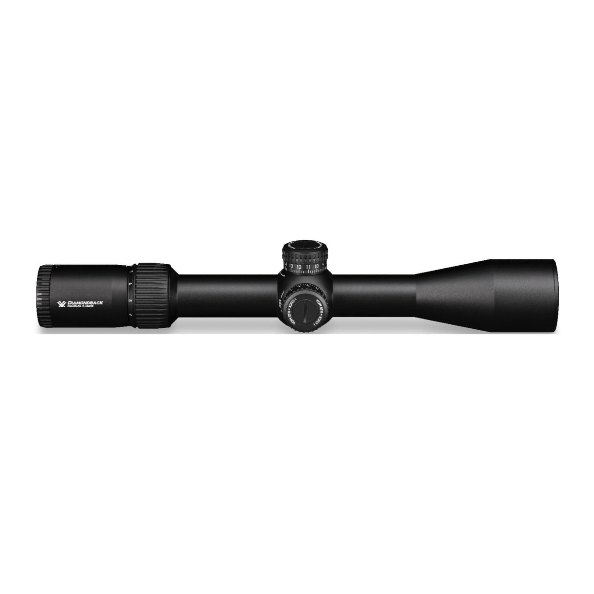 Vortex Optics Diamondback 4-16x44 Riflescope (EBR-2C MOA Reticle) with 30mm Riflescope Rings and Hat