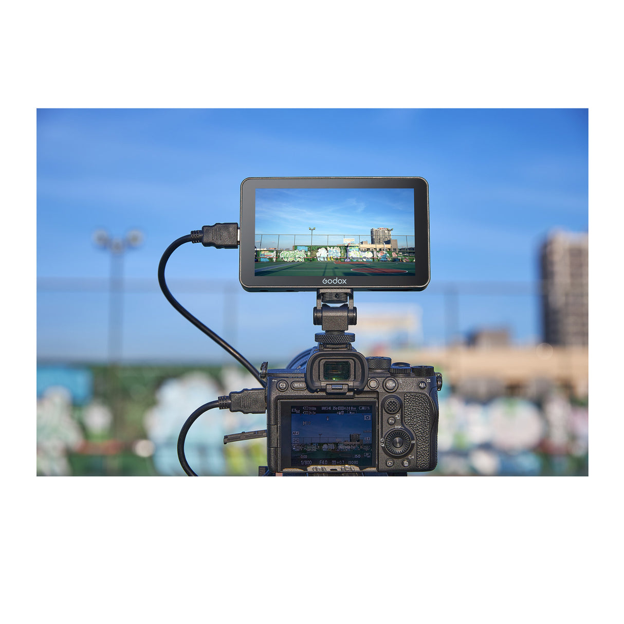 Godox 5.5" 4K HDMI Ultra Bright On-Camera Monitor