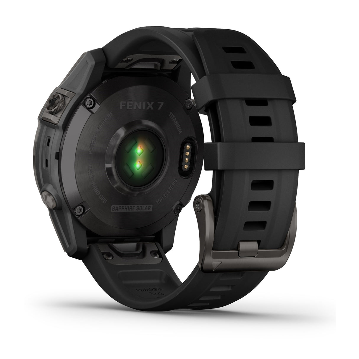 Garmin Fenix 7 Sapphire Solar GPS Smartwatch with Black Band