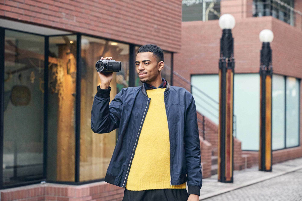 Sony FDR-AX43A/B 4K Handycam Camcorder with low-light 16:9 Exmor R CMOS sensor