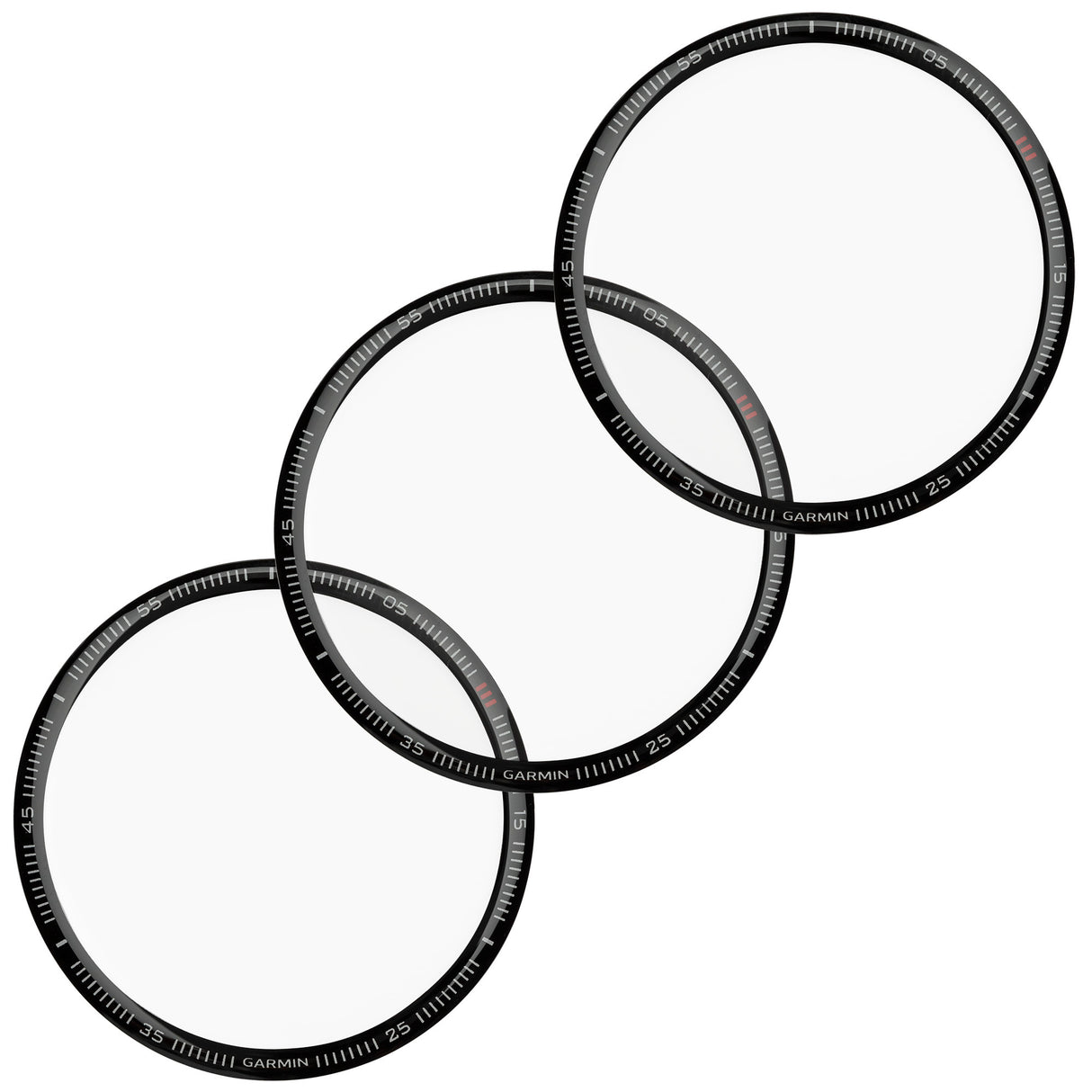 Focus 9H Tempered Glass Screen Protector Film for Garmin Fenix 7 (42mm, 3-Pack)