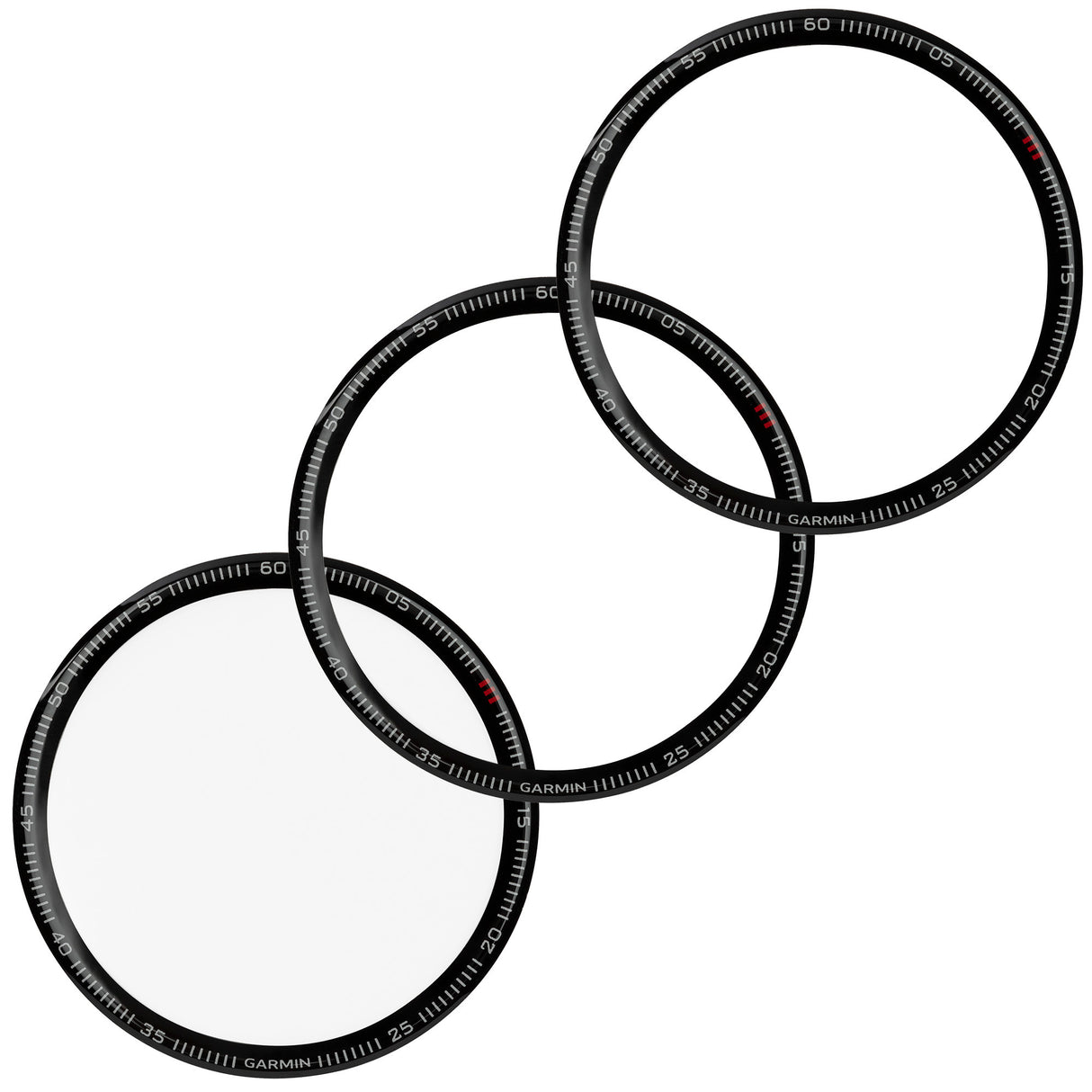 Focus 9H Tempered Glass Screen Protector Film for Garmin Fenix 7X (51mm, 3-Pack)