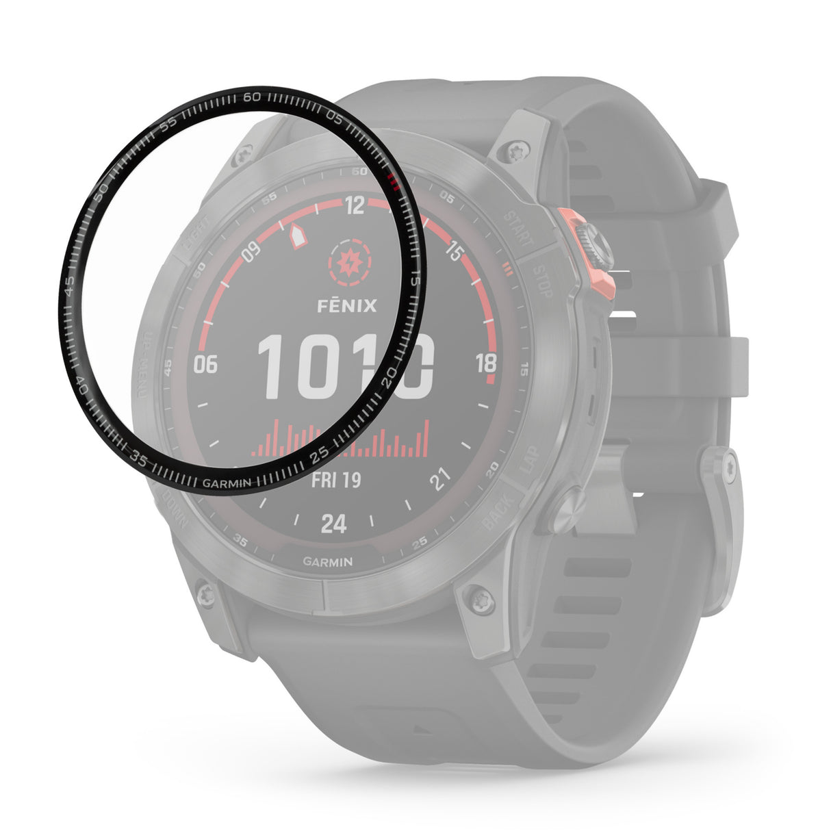 Focus 9H Tempered Glass Screen Protector Film for Garmin Fenix 7X (51mm, 3-Pack)