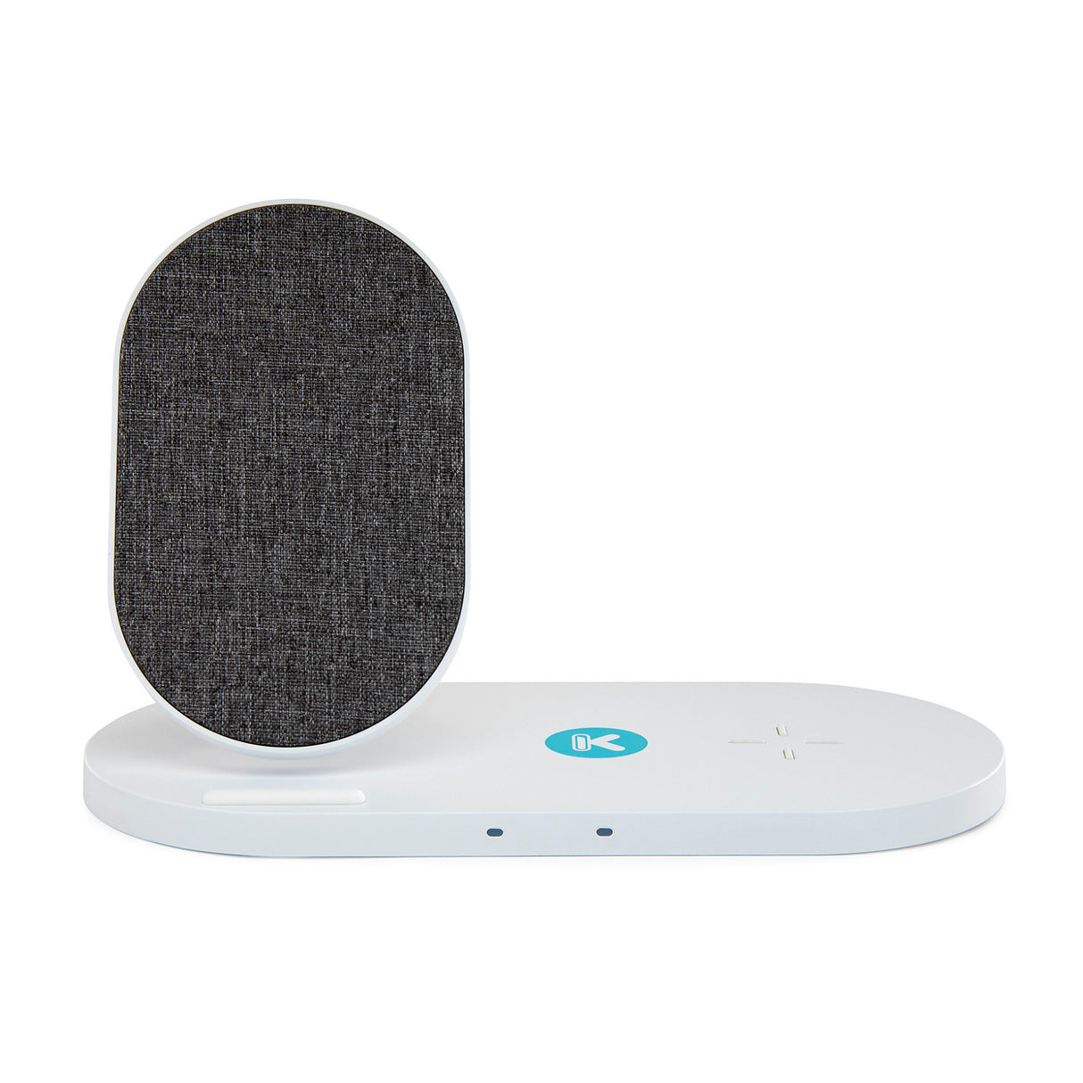 Kratos Power Dual Pad 10W Fast Wireless Charger with Fabric Stand