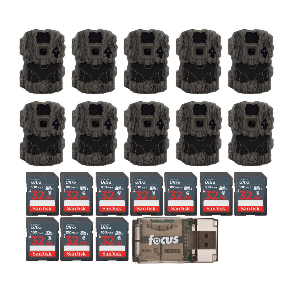 Stealth Cam DS4K Ultimate Camera 32 Megapixel and 4K Video at 30FPS (10-Pack) Bundle