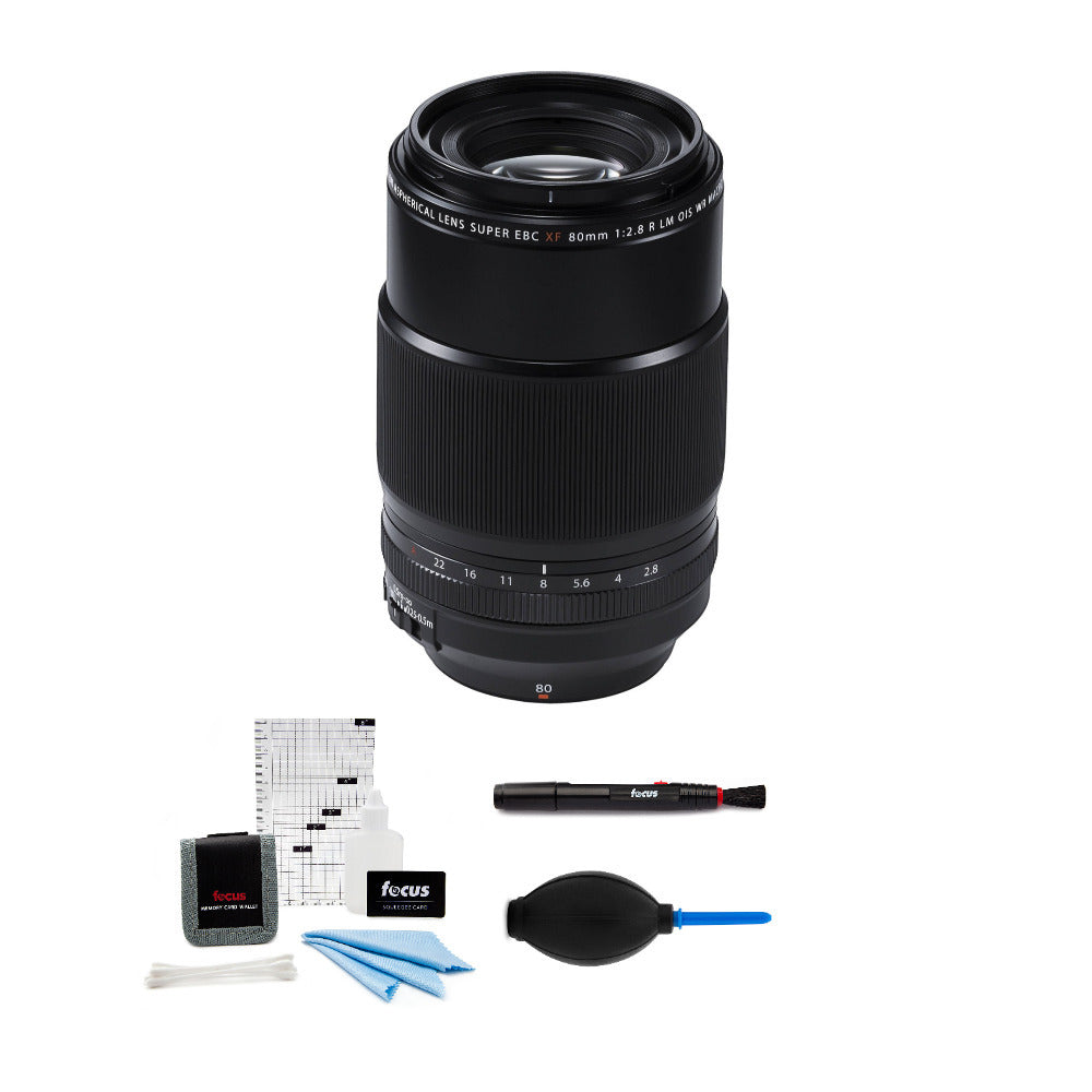 Fujifilm XC 50-230mm F4.5-6.7 OIS II Lens (Black) with Brush Tool and Accessories Bundle