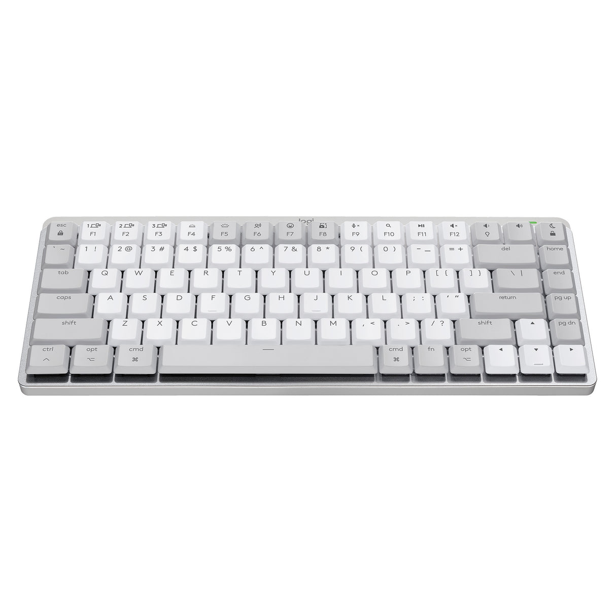Logitech MX Mechanical Mini for Mac Minimalist Wireless Illuminated Keyboard (Pale Gray)