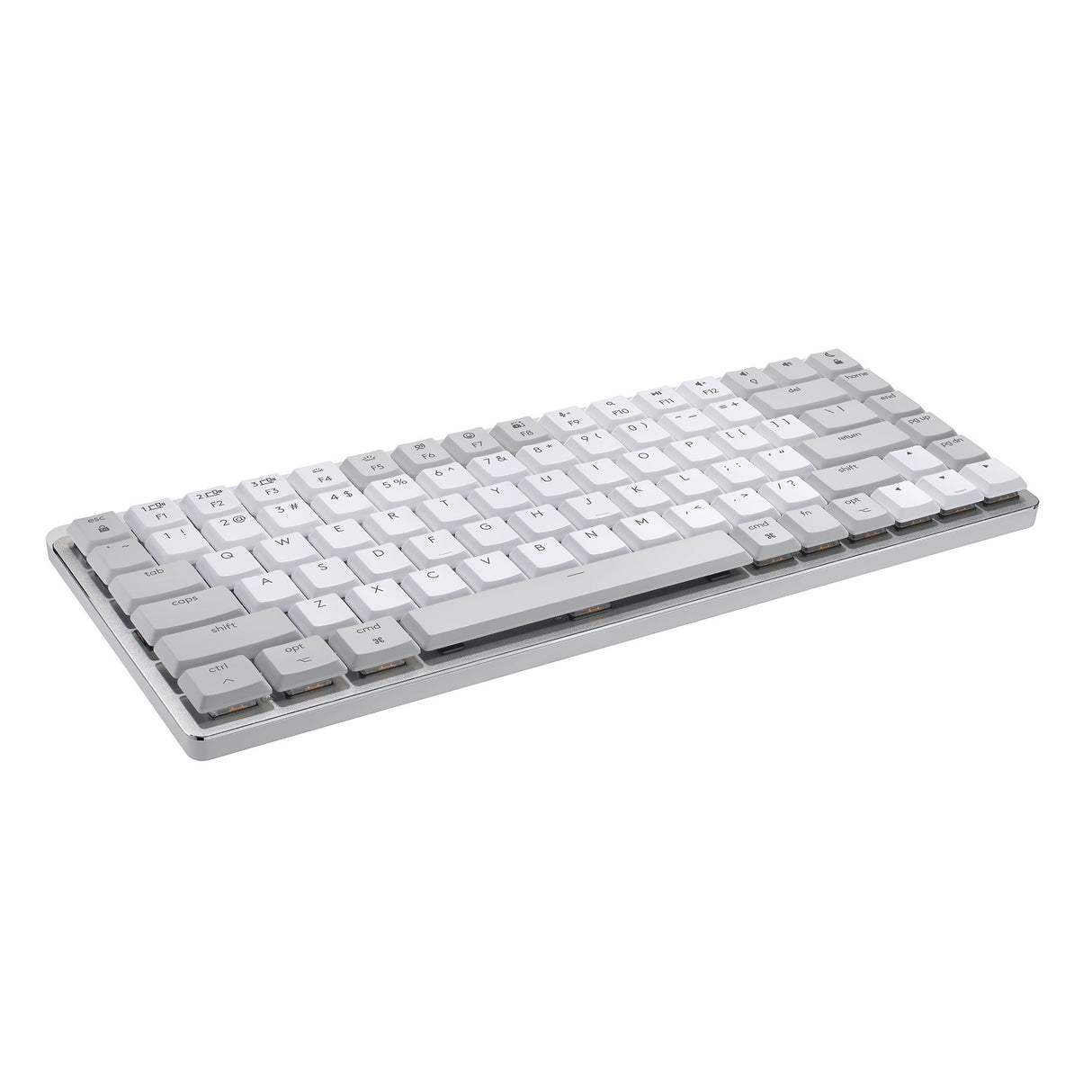Logitech MX Mechanical Mini for Mac Minimalist Wireless Illuminated Keyboard (Pale Gray)