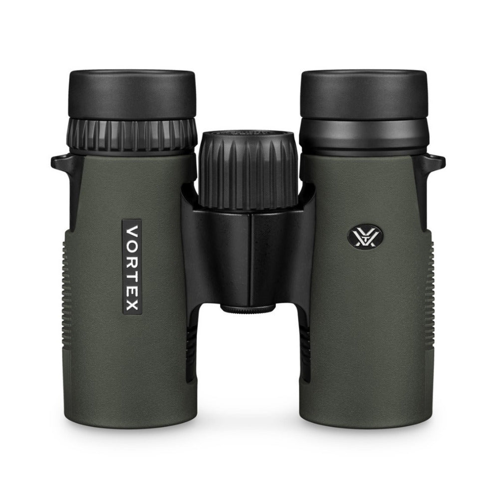 Vortex 10x32 Diamondback Roof Prism Binoculars with Glasspak Harness Case and Accessory Bundle