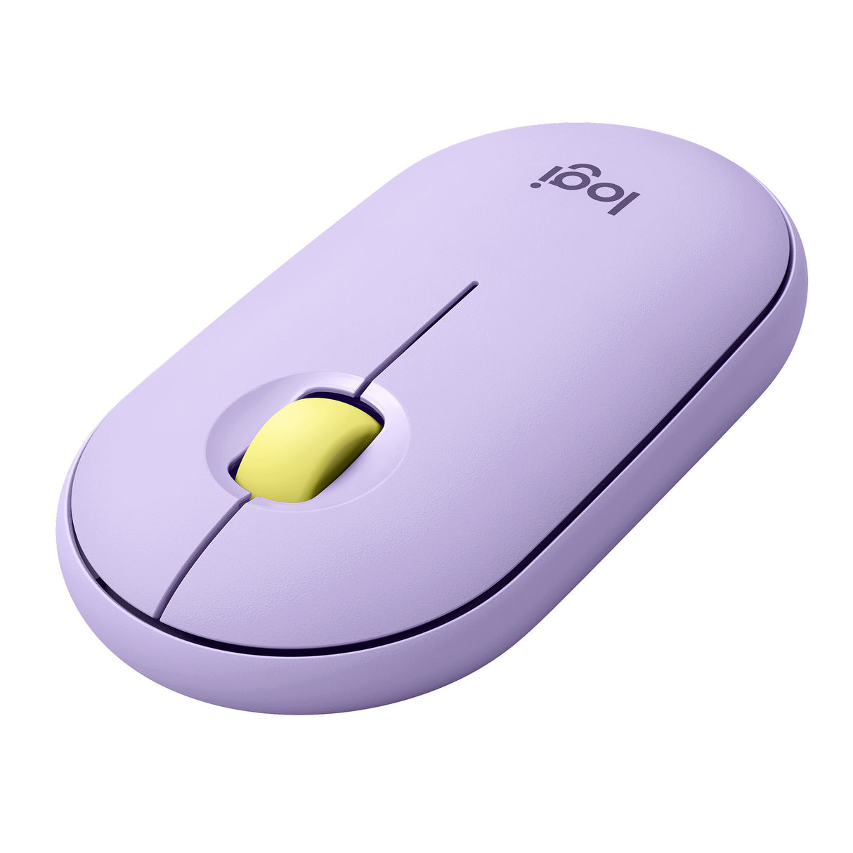 Logitech Pebble M350 Wireless Mouse (Lavender Lemonade)