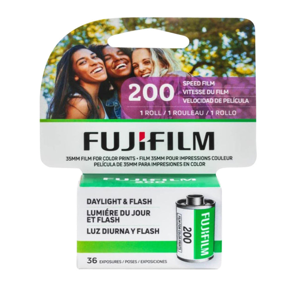 Fujifilm 200 Color Negative Film (35mm Roll Film, 36 Exposures)