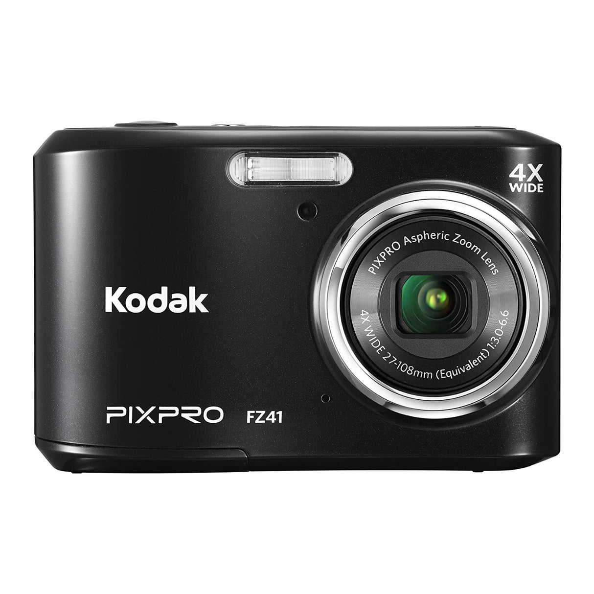 Kodak PIXPRO FZ41 Digital Camera with 4x Optical Zoom (Black)
