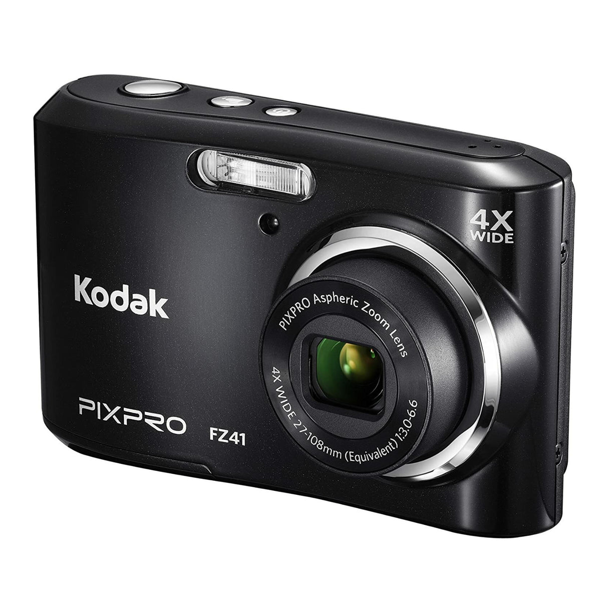 Kodak PIXPRO FZ41 Digital Camera with 4x Optical Zoom (Black)