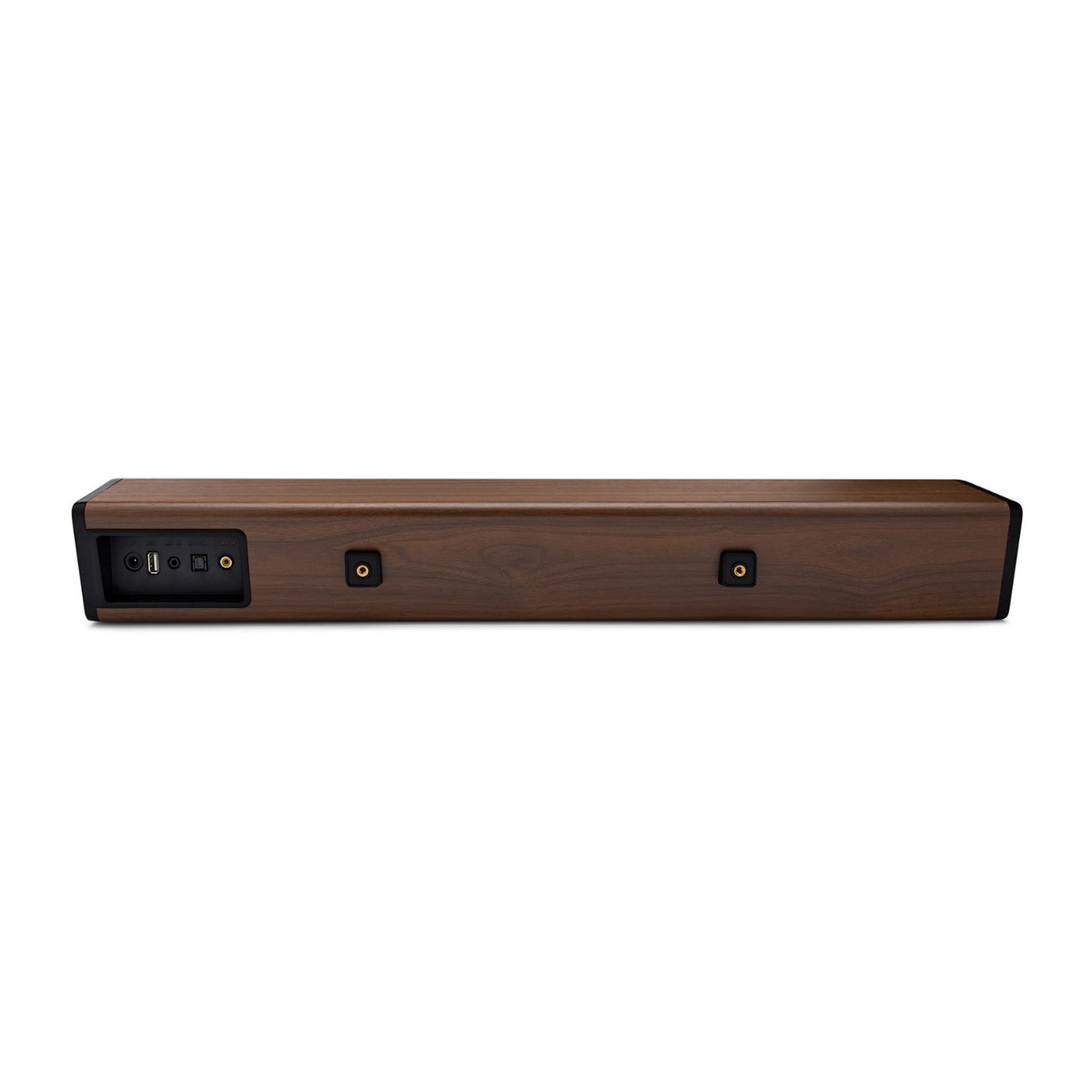 Knox Gear 60-Watt Compact Wireless 2.0ch Soundbar with Bluetooth 5.0 (Black/Oak)