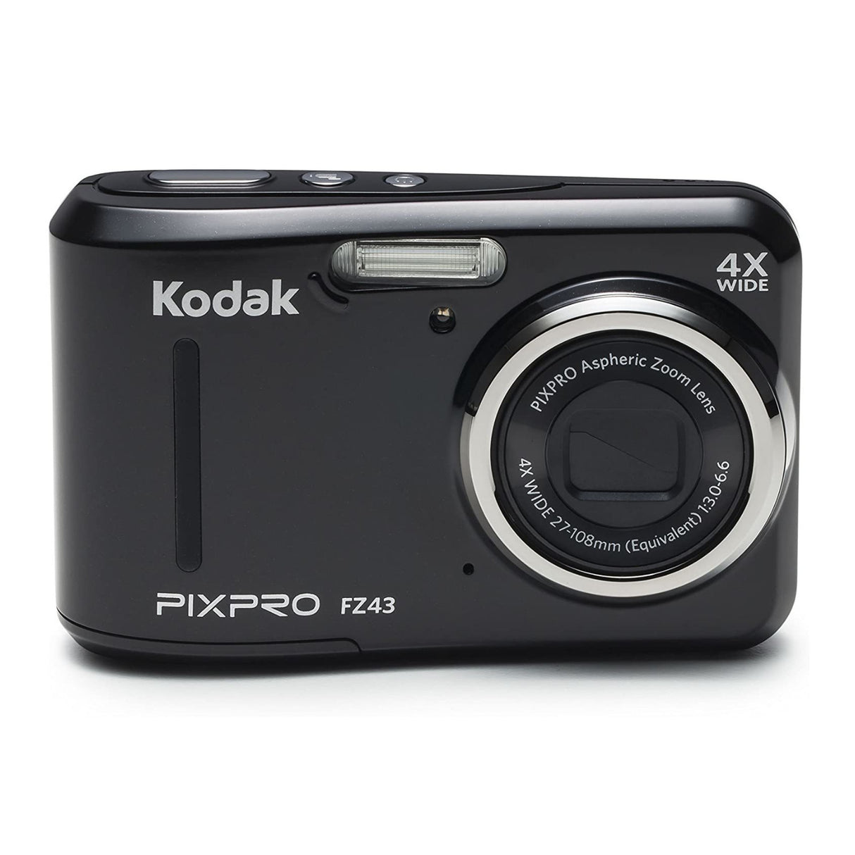Kodak PIXPRO FZ43 Friendly Zoom Digital Camera (Black) Bundle