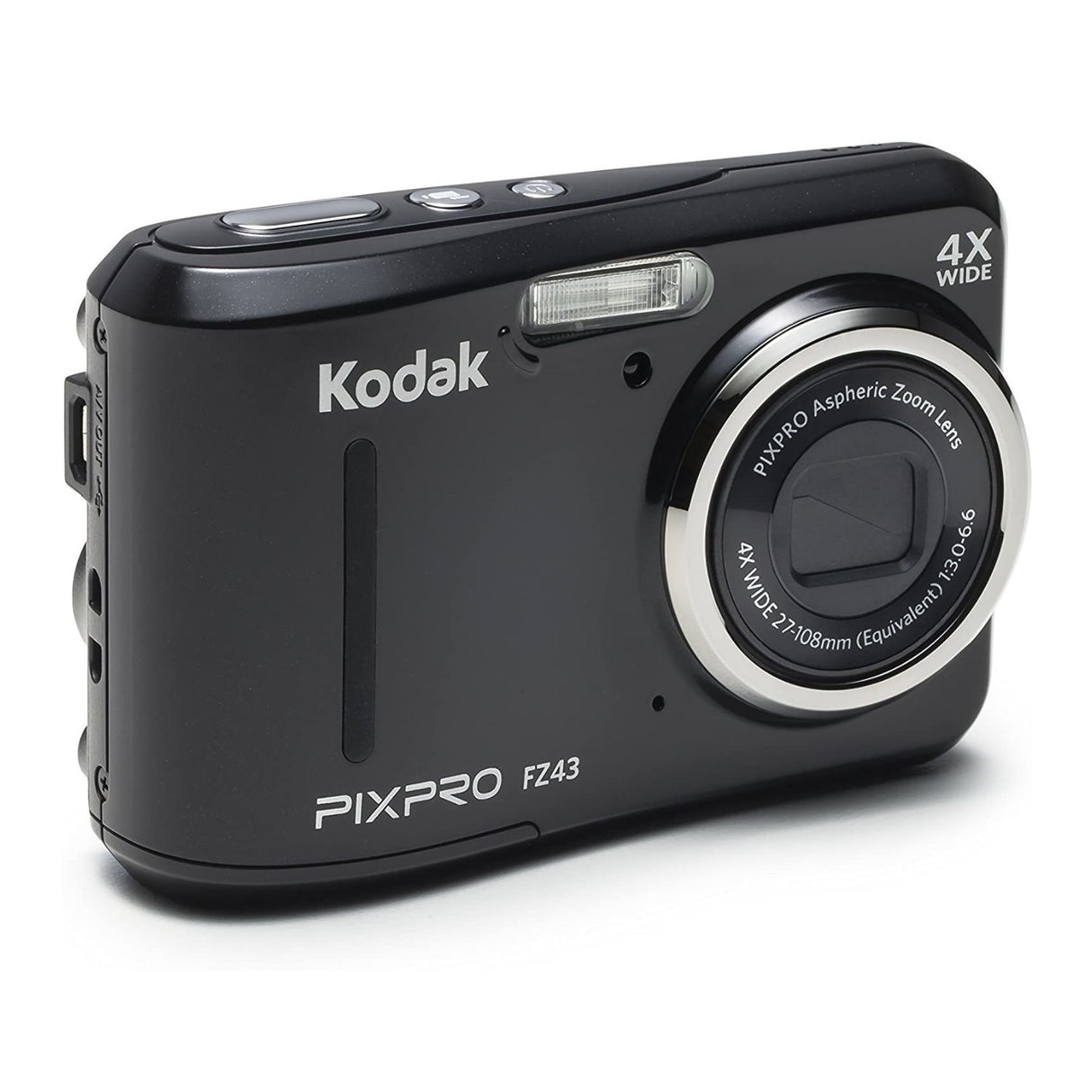 Kodak PIXPRO FZ43 Friendly Zoom Digital Camera (Black) Bundle