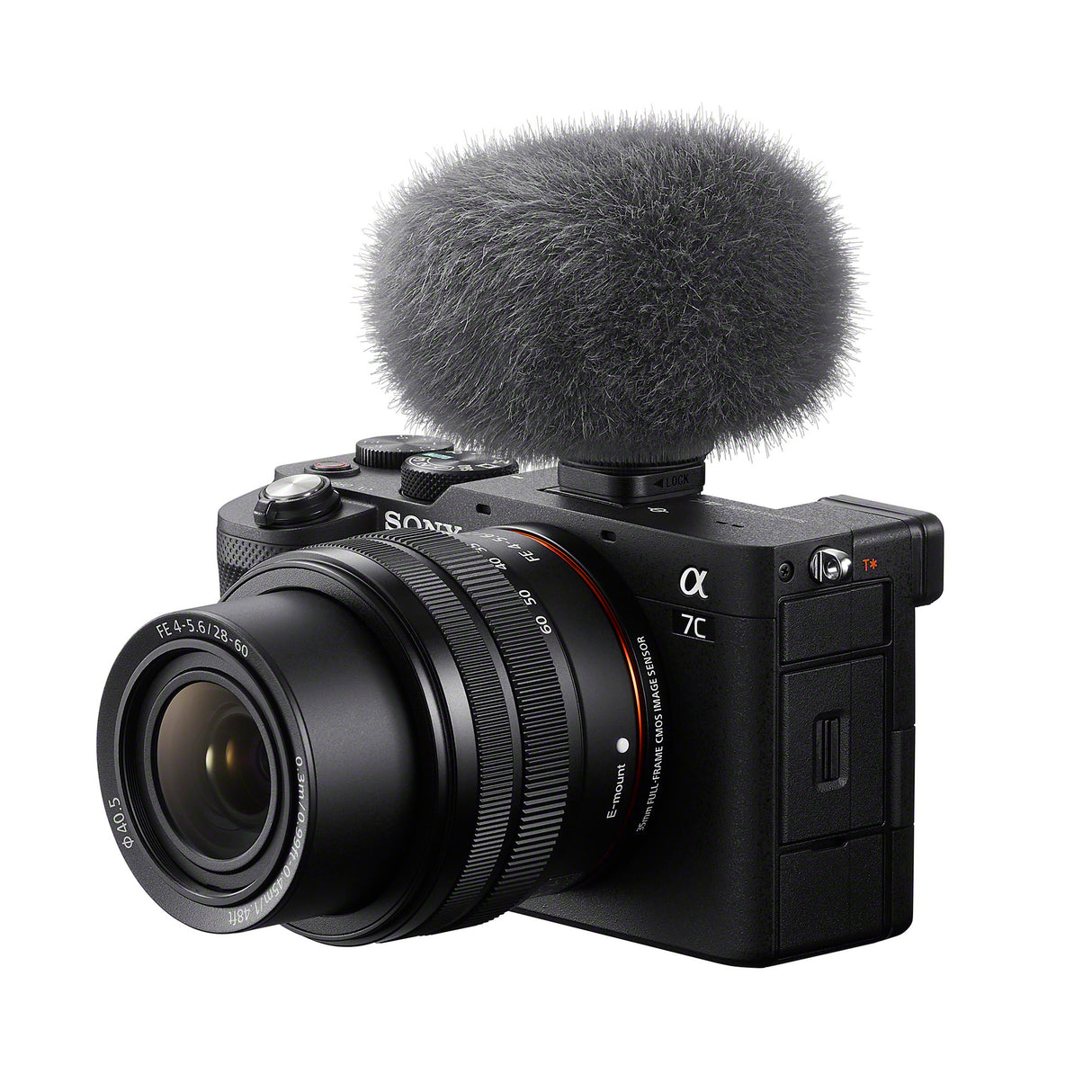 Sony Vlogger Shotgun Microphone with MI Shoe and 3.5mm Male-Female Audio Cable