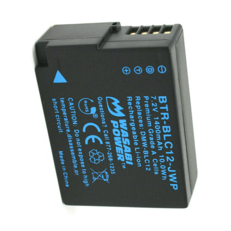Wasabi Power Battery with Premium Grade A Cells for Panasonic DMW-BLC12 Battery