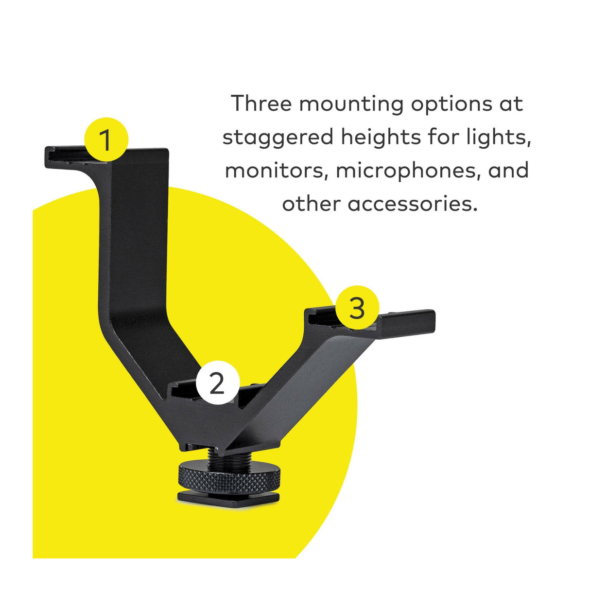 Koah 4.1-inch Triple Shoe Bracket