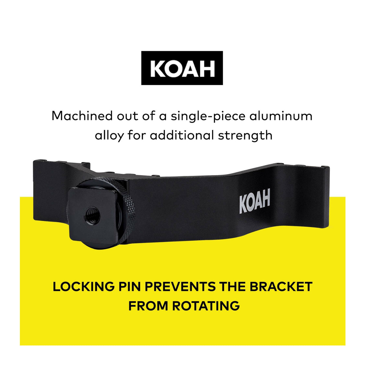 Koah 4.1-inch Triple Shoe Bracket