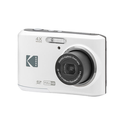 Kodak PIXPRO FZ45 Friendly Zoom Digital Camera (White) with Deluxe Accessory Bundle