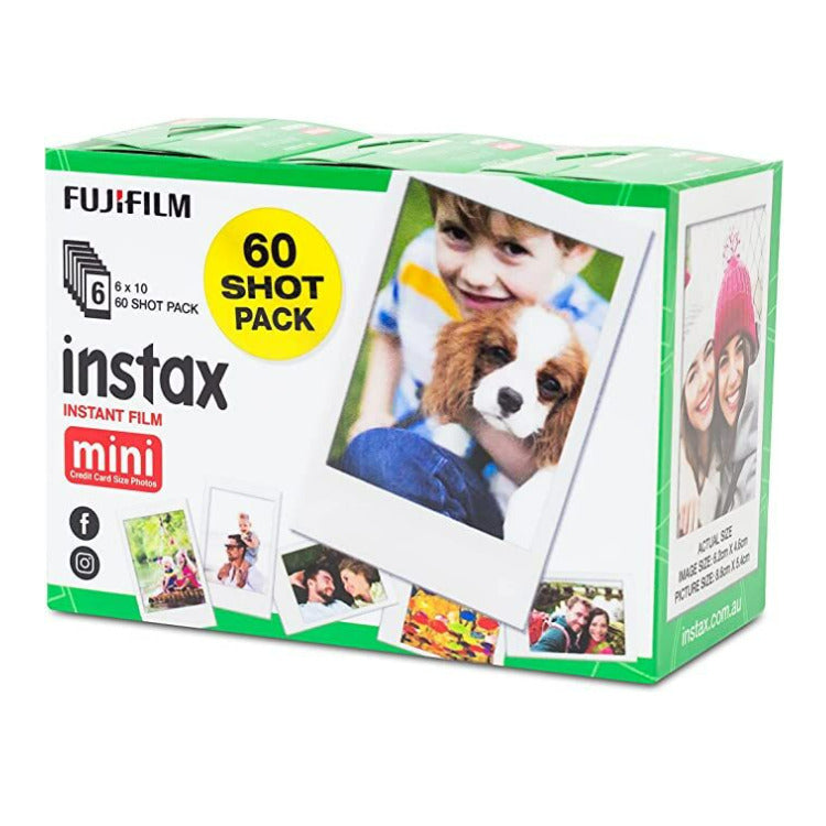 Fujifilm Mini Film Value Pack for instax Mini Cameras (60 Exposures)