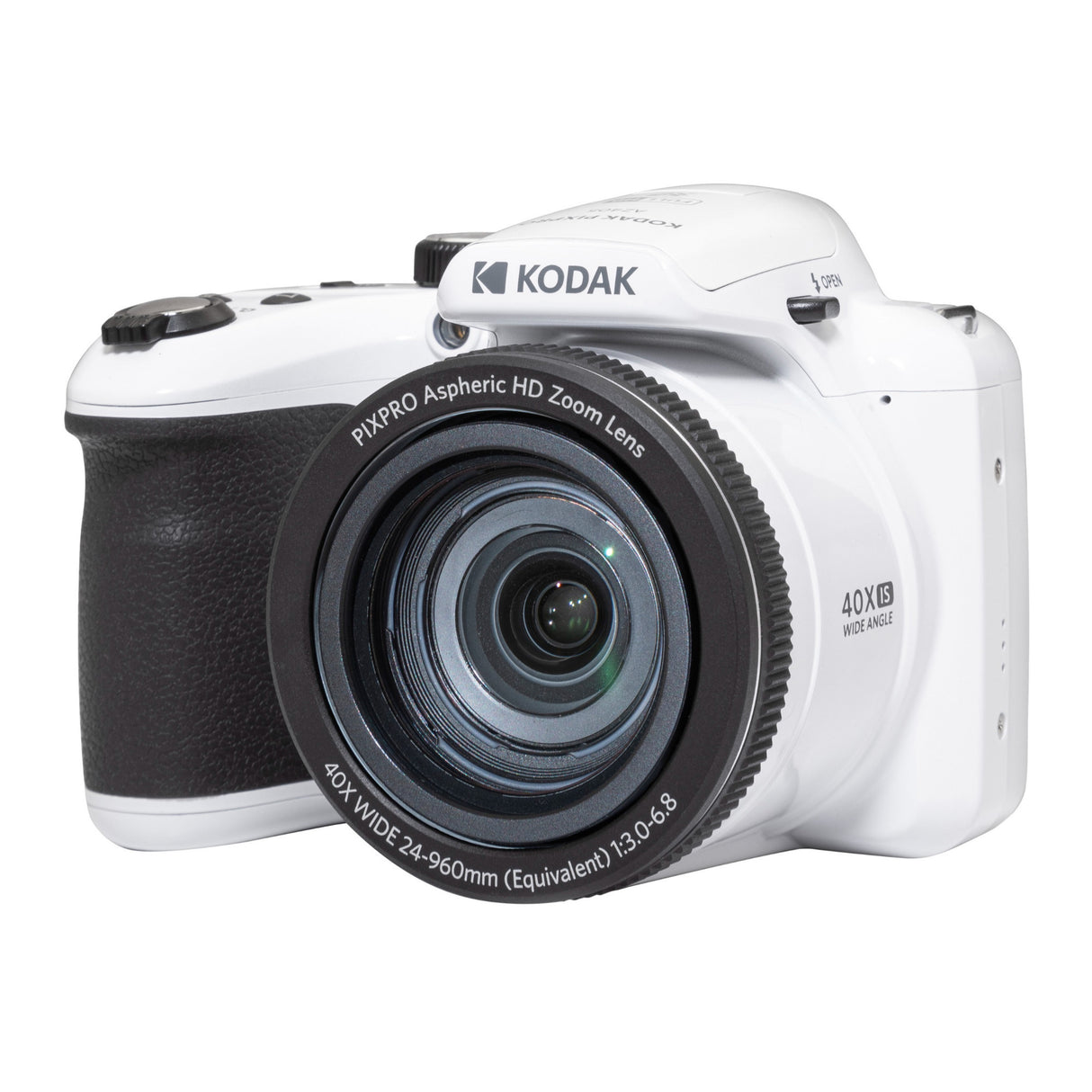 Kodak PIXPRO AZ405 16MP Astro Zoom Digital Camera with 40x Zoom and 3-Inch LCD Display (White)