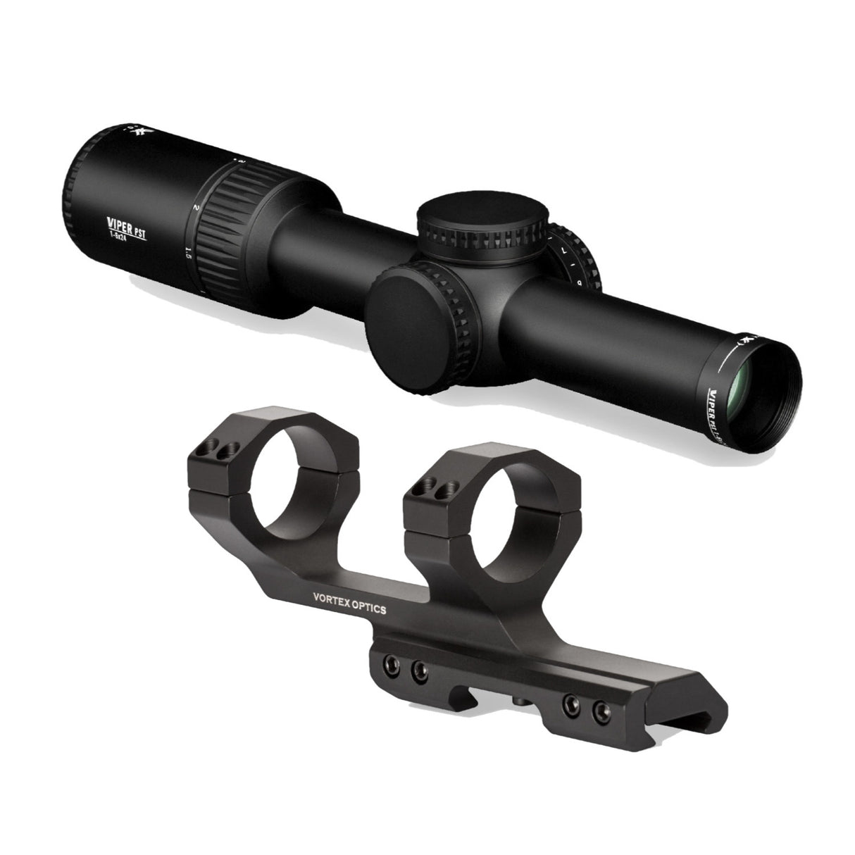 Vortex Viper PST Gen II 1-6x24 Riflescope (VMR-2 MOA Reticle) with Cantilever Mount