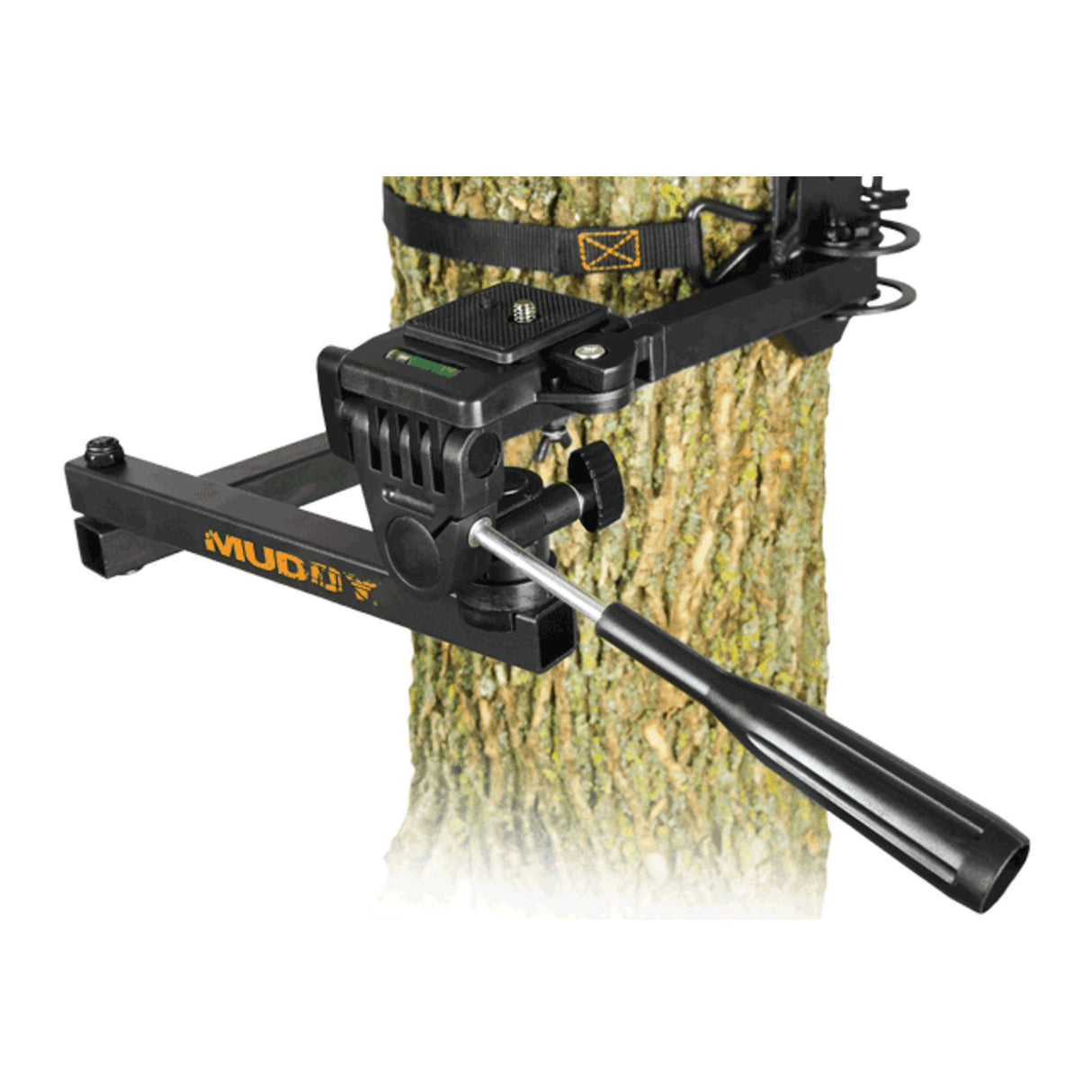 Muddy Basic Camera Arm with 360-Degree Head Adjust (Black) for Precision Game Cam Positioning