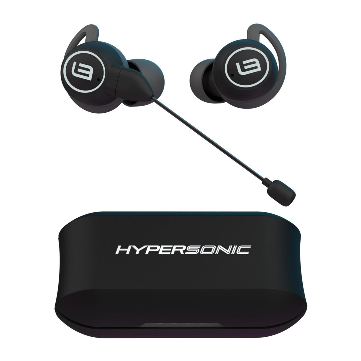 LinearFlux Hypersonic Game Bluetooth Gaming Earbuds with Detachable Gaming Boom Mic