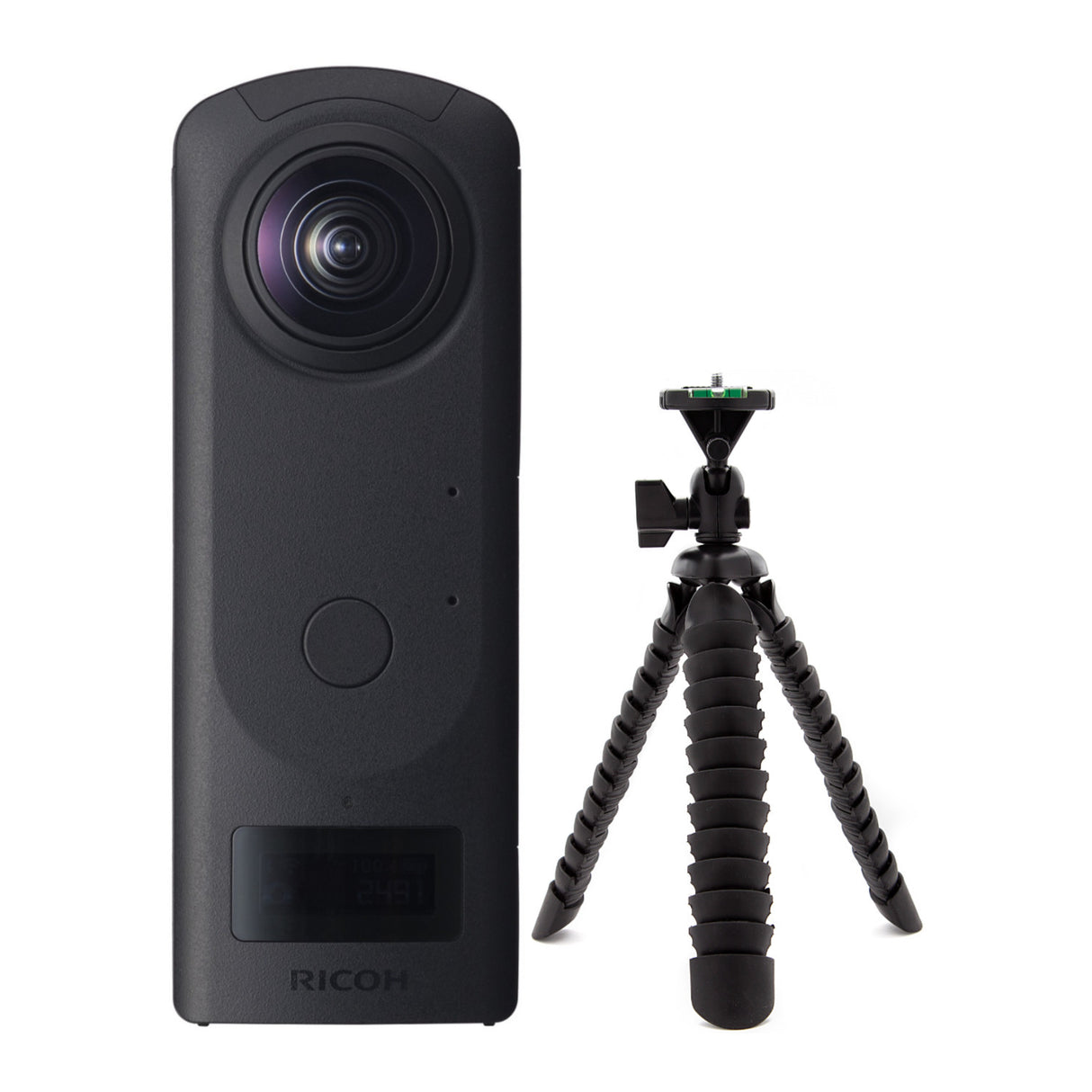 Ricoh Theta Z1 360 Camera with 51GB Internal Storage with 10-Inch Spider Tripod