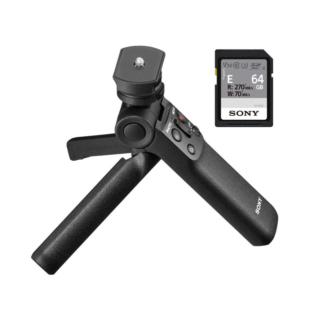Sony ZV-1F Vlog Camera for Content Creators and Vloggers (Black) with Vlogger Accessory Kit Bundle