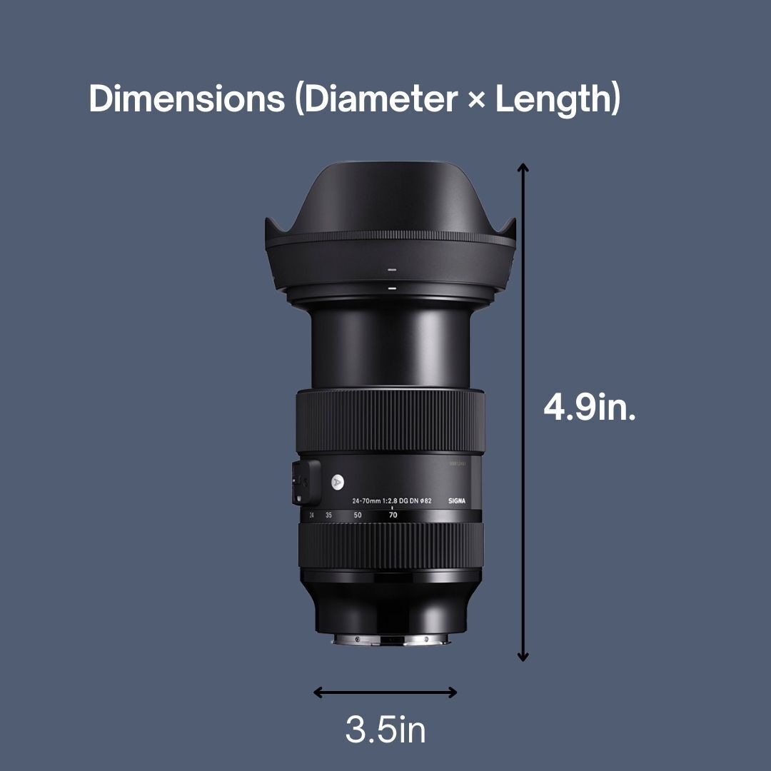 Sigma 24-70mm f/2.8 DG DN Lens for Sony E-Mount with Memory Bundle
