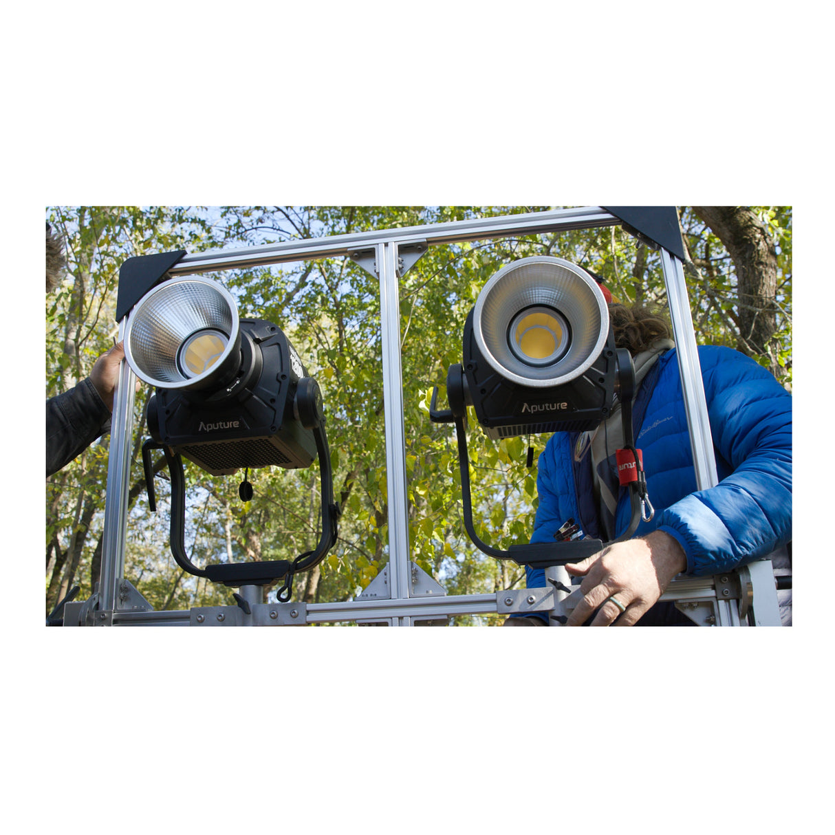 Aputure LS 1200 Four Light Bracket