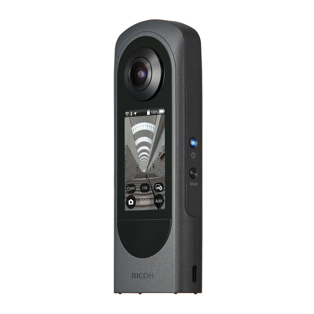 Ricoh THETA X 360-Degree Camera with 5 TB Portable Hard Drive, Gadget Bag with Accessory Kit