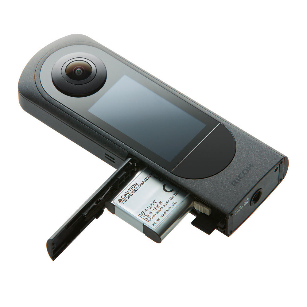 Ricoh THETA X 360-Degree Camera with 5 TB Portable Hard Drive, Gadget Bag with Accessory Kit