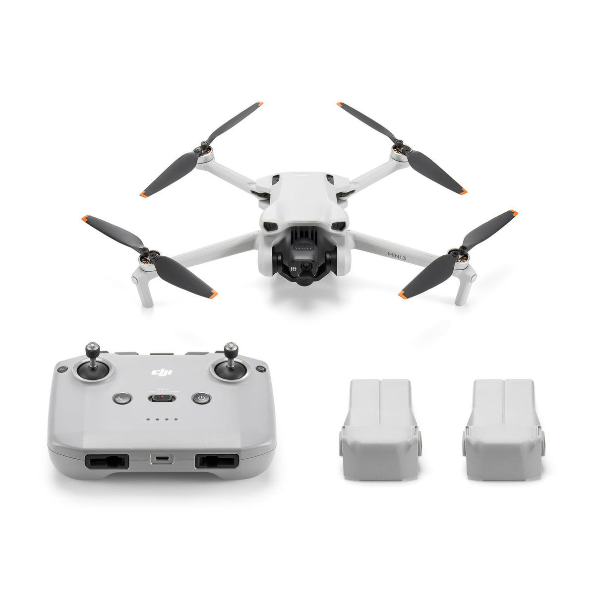 DJI Mini 3 Camera Drone with RC-N1 Remote Controller (Fly More Combo)