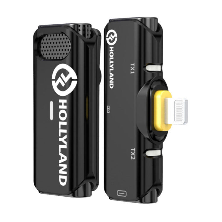 Hollyland Lark C1 Solo 2.4GHz Wireless Microphone System with Connector for iOS Devices (Black)