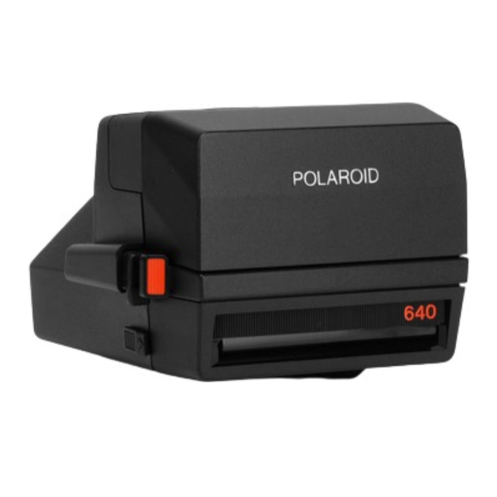 Polaroid 600 Model 640 Instant Film Camera (Black) with 8 Instant Photographs