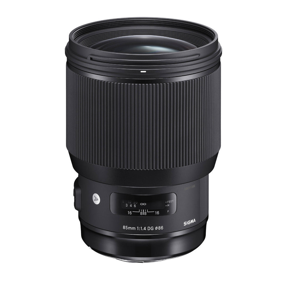 Sigma 85mm f/1.4 DG HSM Art Lens for Nikon F with USB Dock, Camera Bag and 64GB Memory Cards