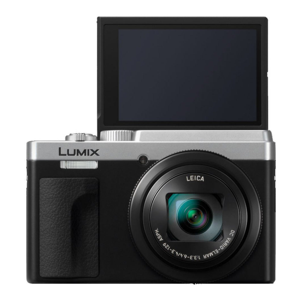 Panasonic DC-ZS80 Travel Zoom Lens Digital Camera with 3-Inch OLED Screen (Silver)